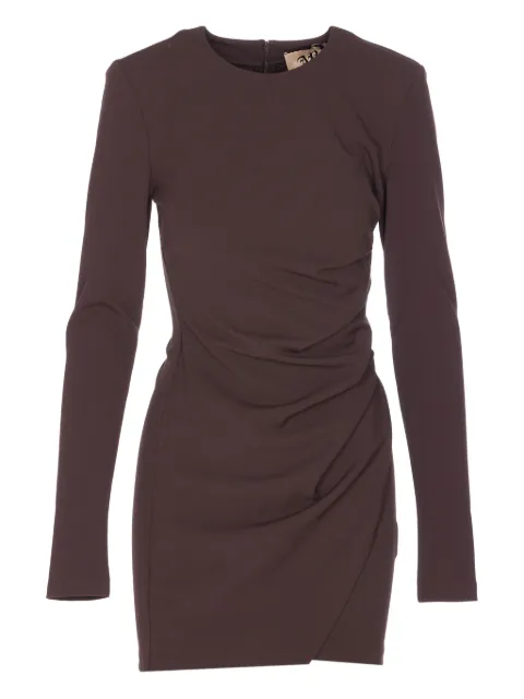 Aniye By long-sleeve draped-design mini dress