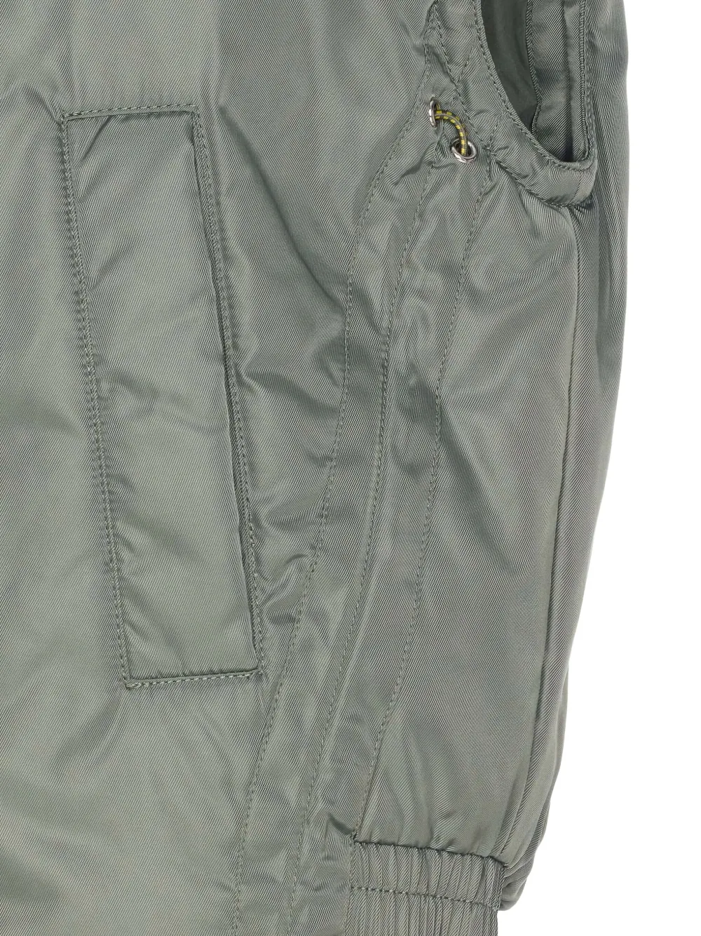 PINKO Gewatteerde bodywarmer met rits Groen