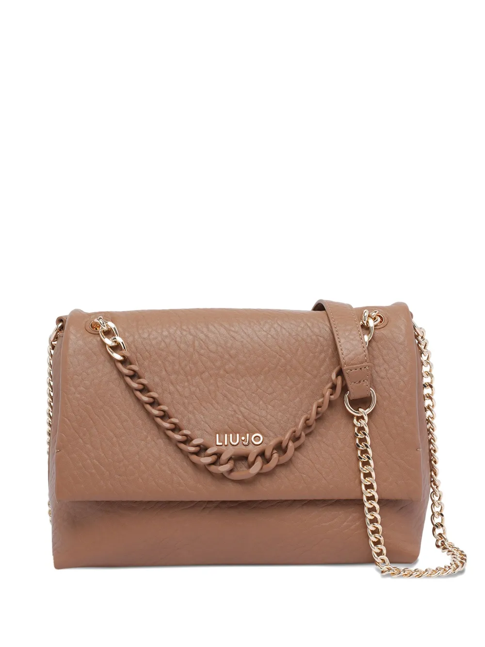 Liu •jo Chain-embellished Tote Bag In Brown