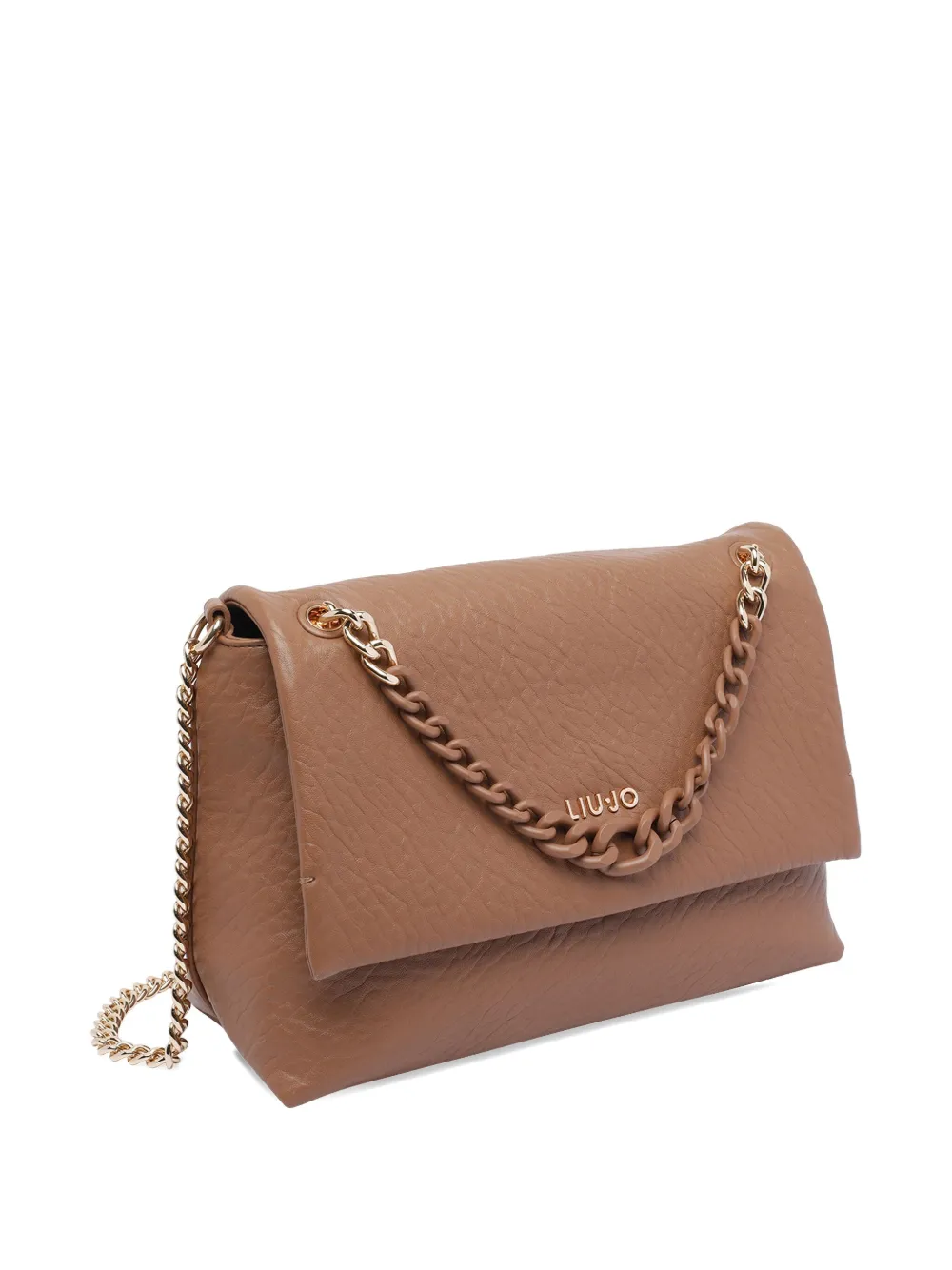 Liu •jo Chain-embellished Tote Bag In Brown
