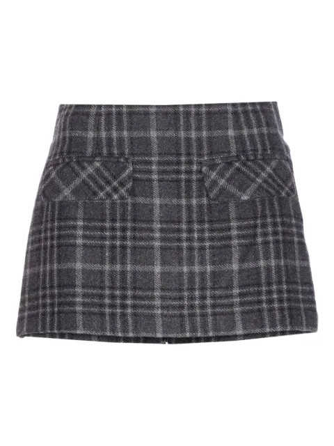Aniye By tartan-check mini skirt