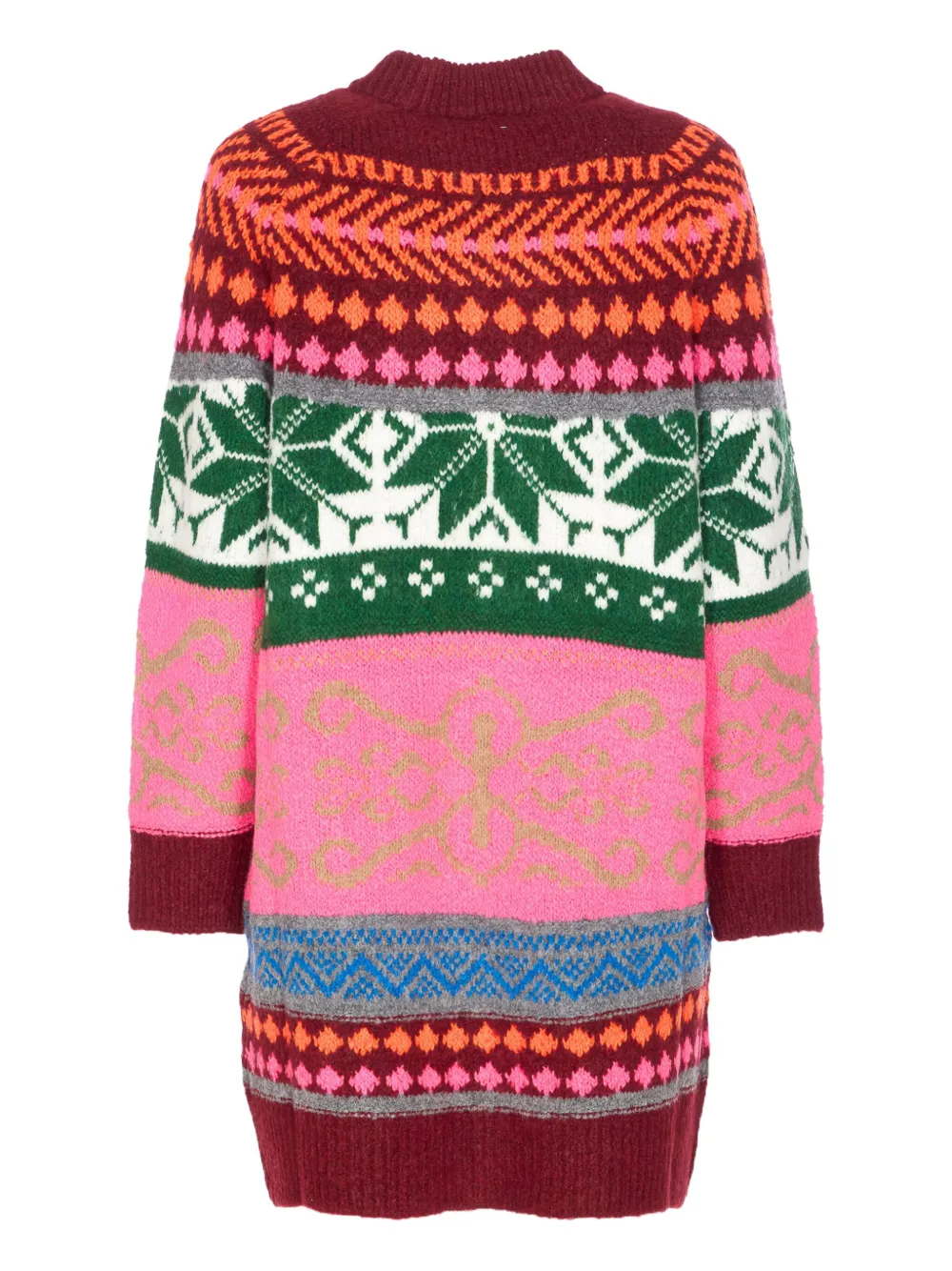 Essentiel Antwerp fairisle crew-neck knitted day dress | Day Dresses | Image 2