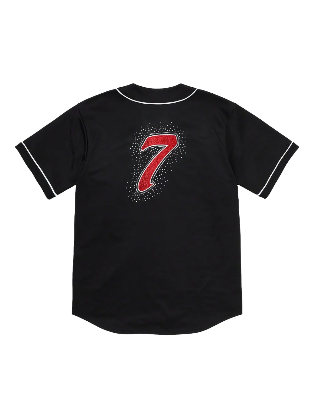 Supreme rhinestone-embellished baseball shirt | T-Shirts | Image 2