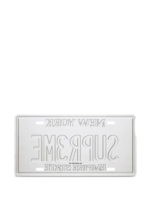Supreme License Plate Multi | eBay UK