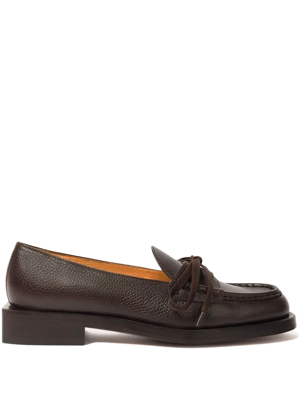 Jacquemus Marino leather loafers Brown