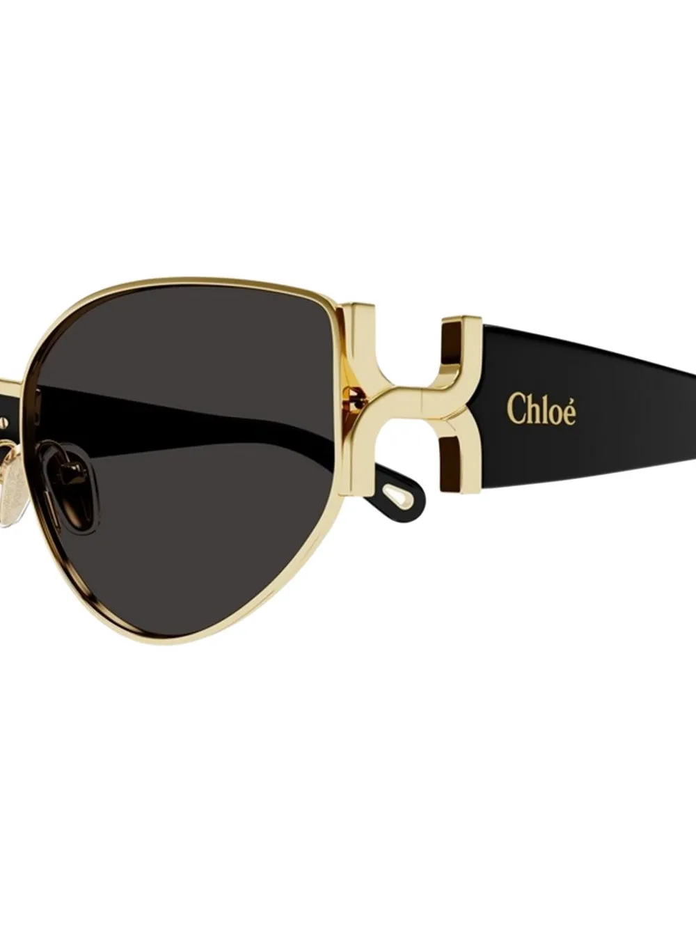 Chloé Zonnebril met cat-eye montuur Goud