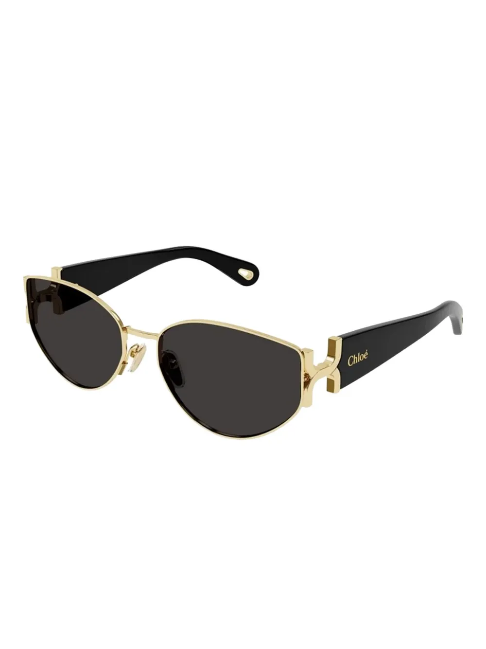 Chloé Zonnebril met cat-eye montuur - Goud