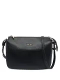 LIU JO logo-plaque zip-closure crossbody bag - Black