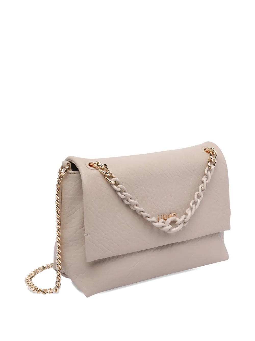 Liu •jo Chain-embellished Tote Bag In Neutral