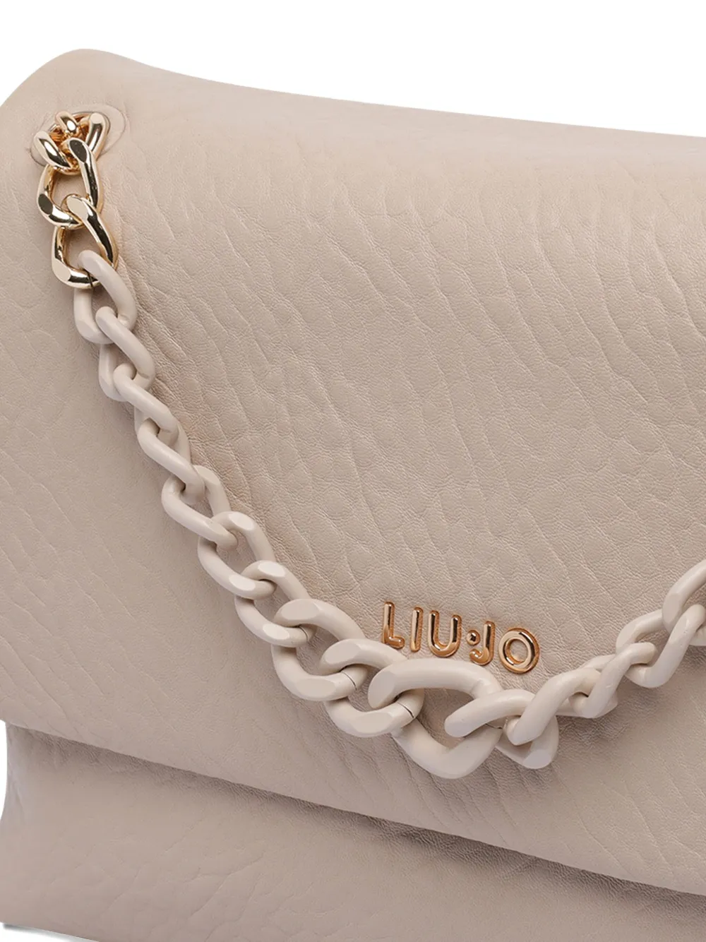 Liu •jo Chain-embellished Tote Bag In Neutral