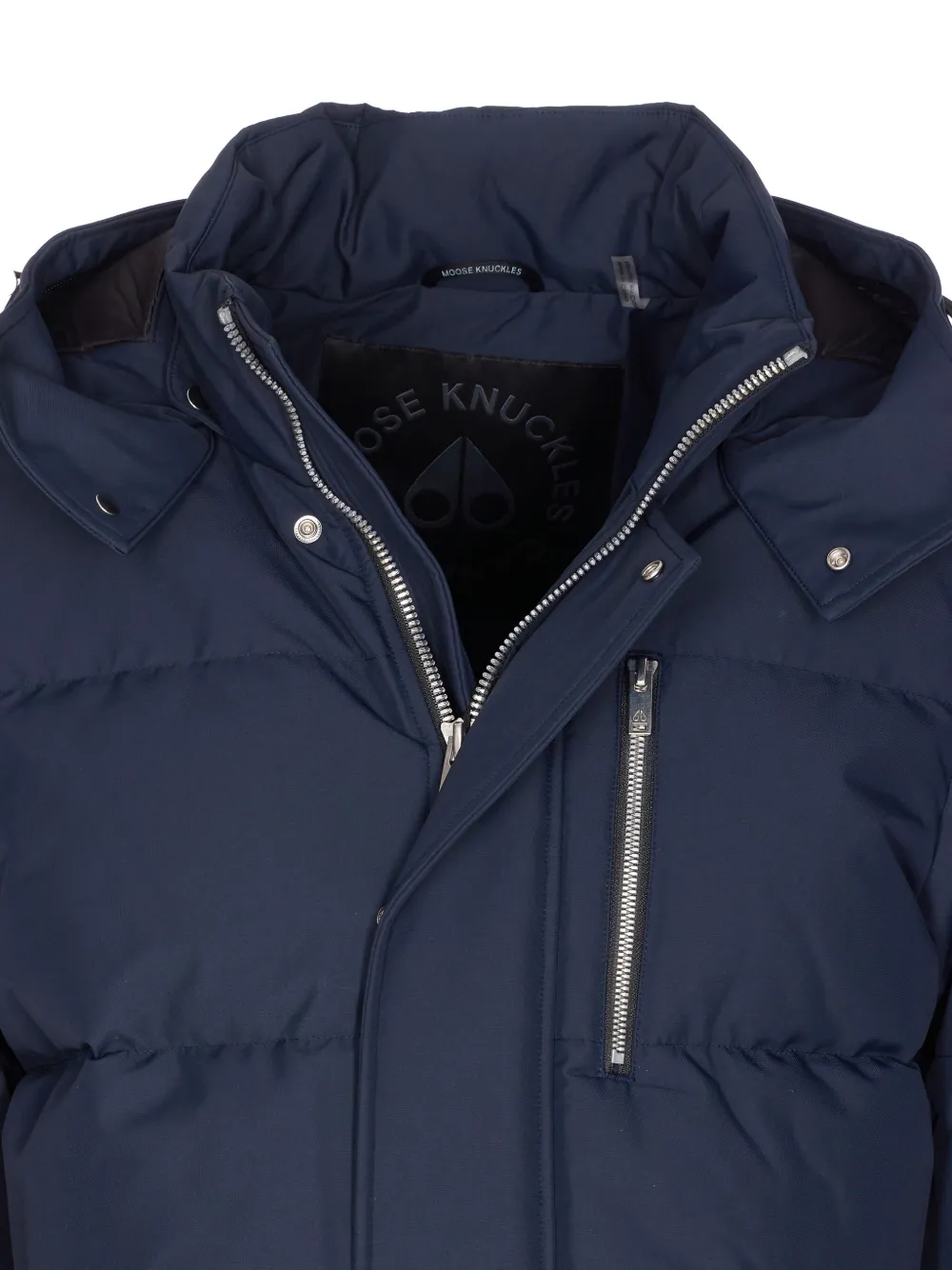 Moose Knuckles Cloud 3q Down Jacket In Blue