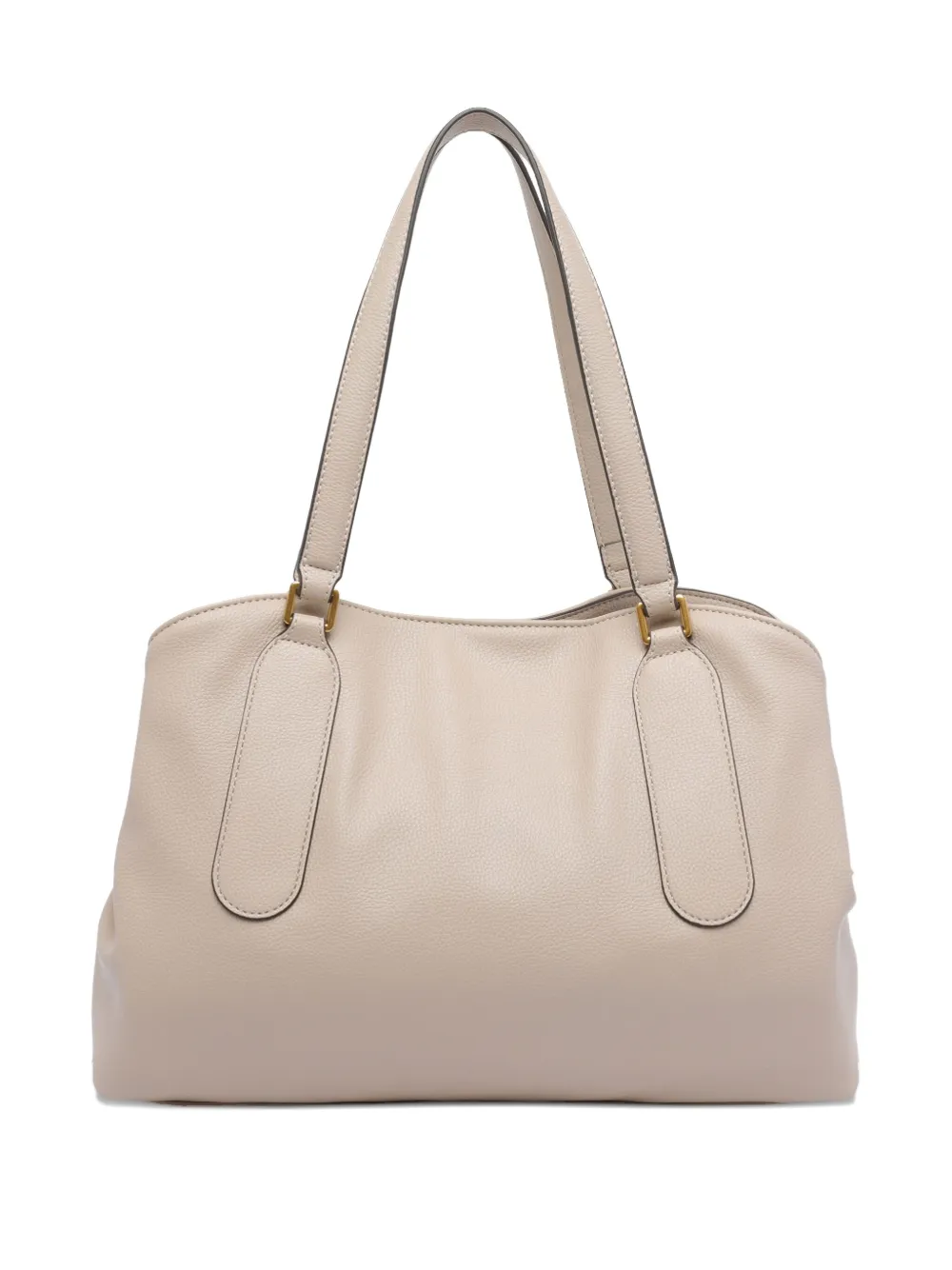 Liu •jo Chic Satchel Bag With Buckle And Handles In Neutral
