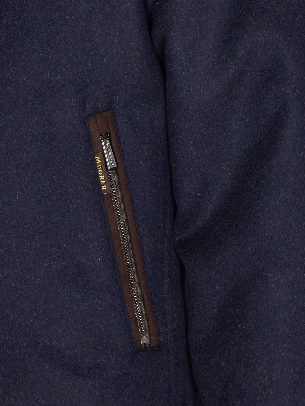 Moorer Long-sleeved Stand-collar Down Jacket In Blue