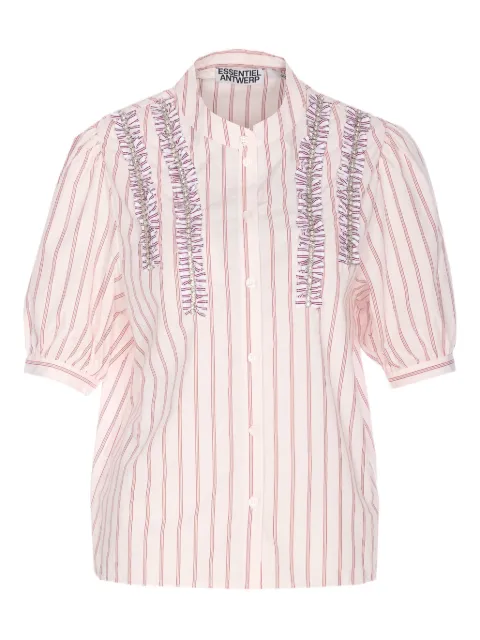 Essentiel Antwerp camisa a rayas con volantes