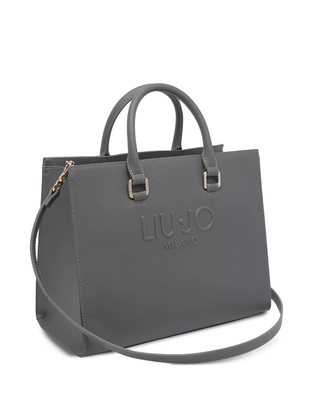 LIU JO Shopper met logo-reliëf Grijs
