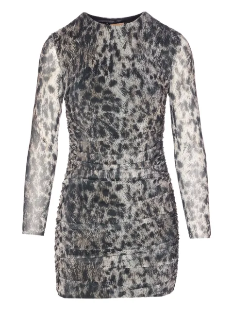 Aniye By leopard-print ruched dress
