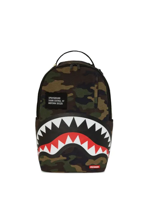 Sprayground Shark central camo DLXS backpack