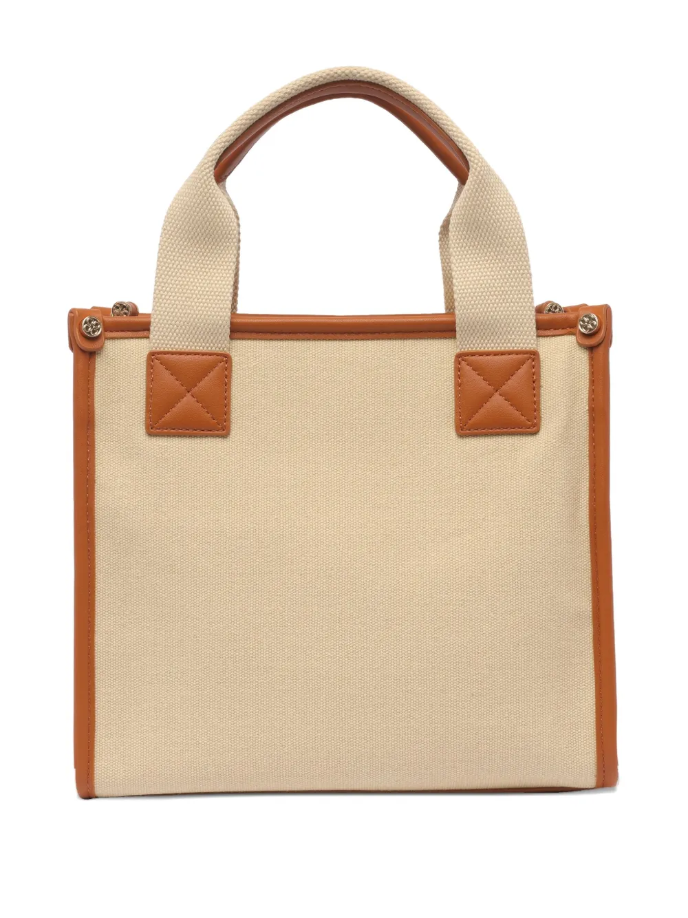 V73 Logo-detail Top-handle Tote Bag In Neutral