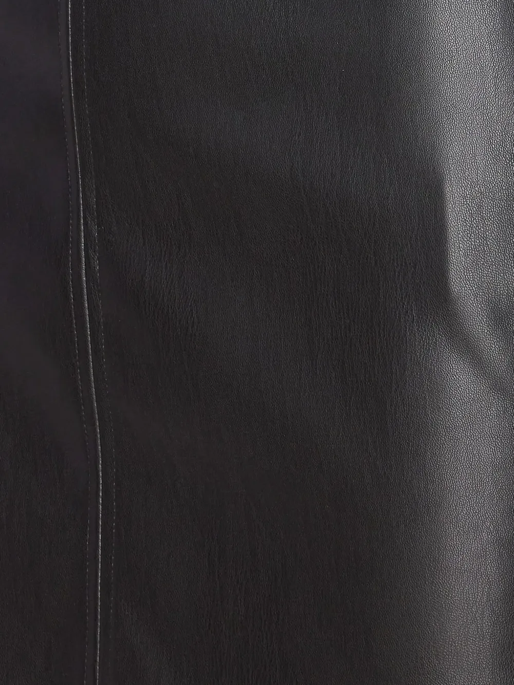 Aniye By Asymmetric Leather-effect Dress In Black