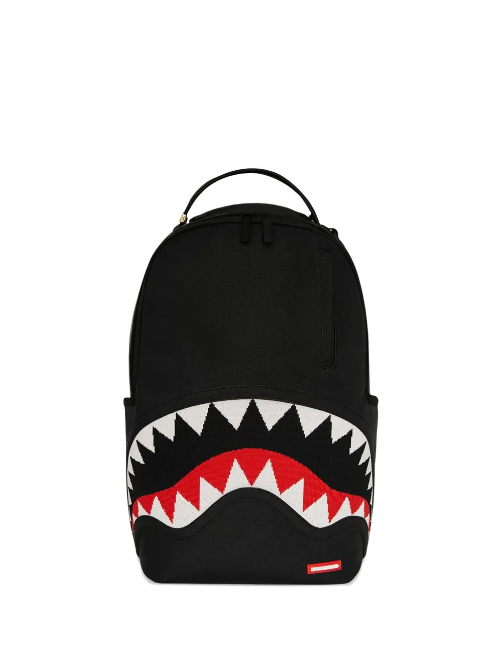 Sprayground Knit Commander shark-mouth backpack - ブラック Sprayground Knit Commander shark-mouth backpack - ブラック