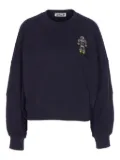Essentiel Antwerp beaded-robot crew-neck sweatshirt - Blue