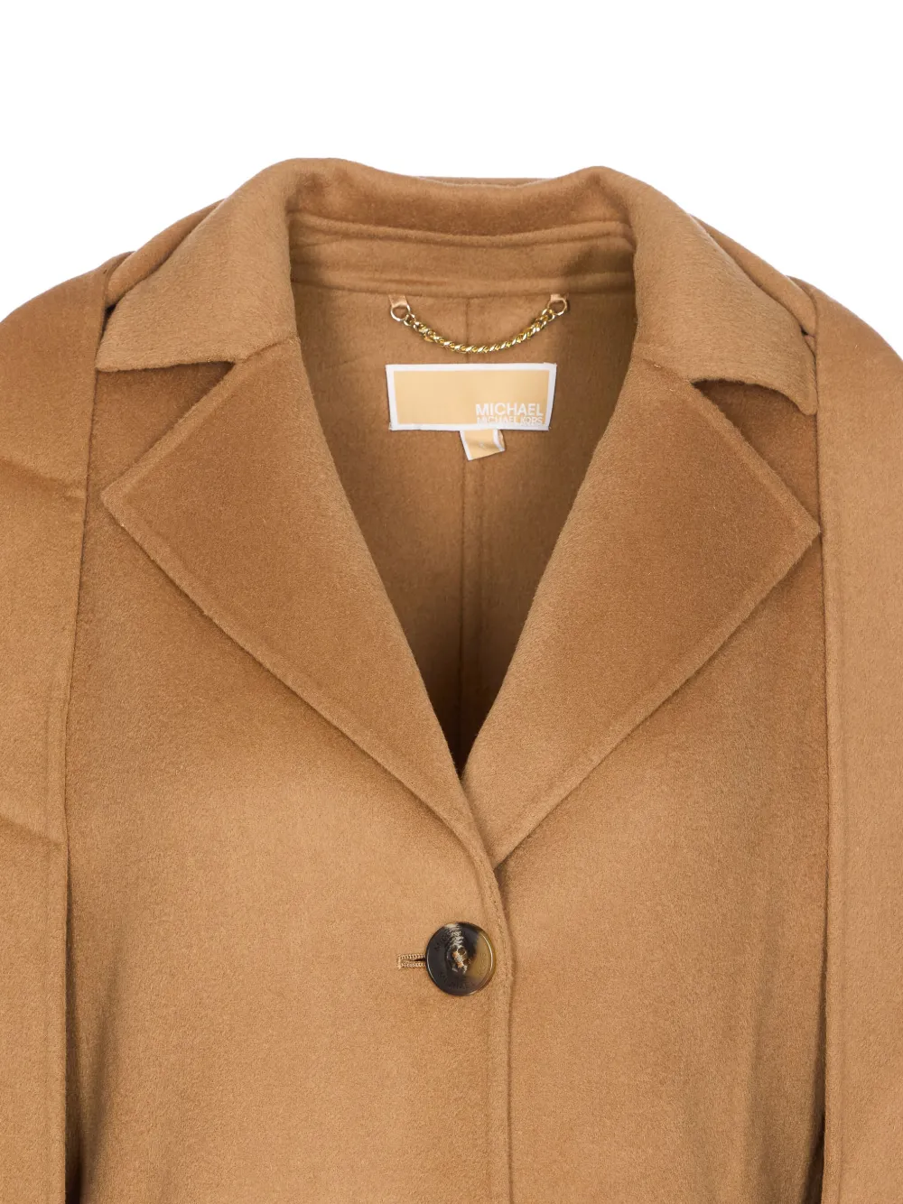 Michael Michael Kors Single-breasted Coat In Brown