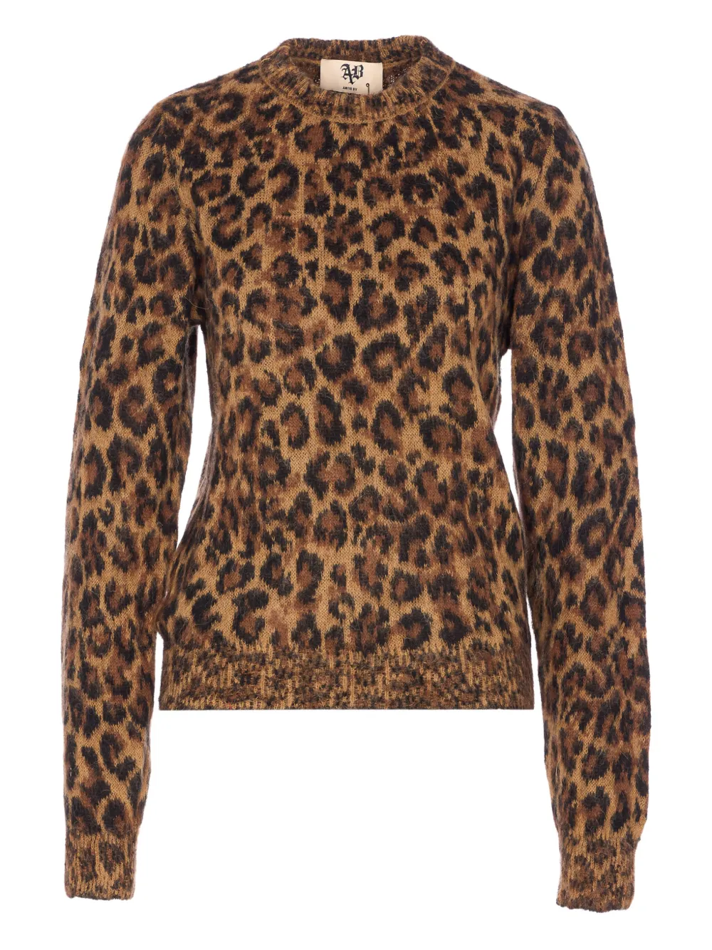 Aniye By animal-print sweater | Brown | Image 1