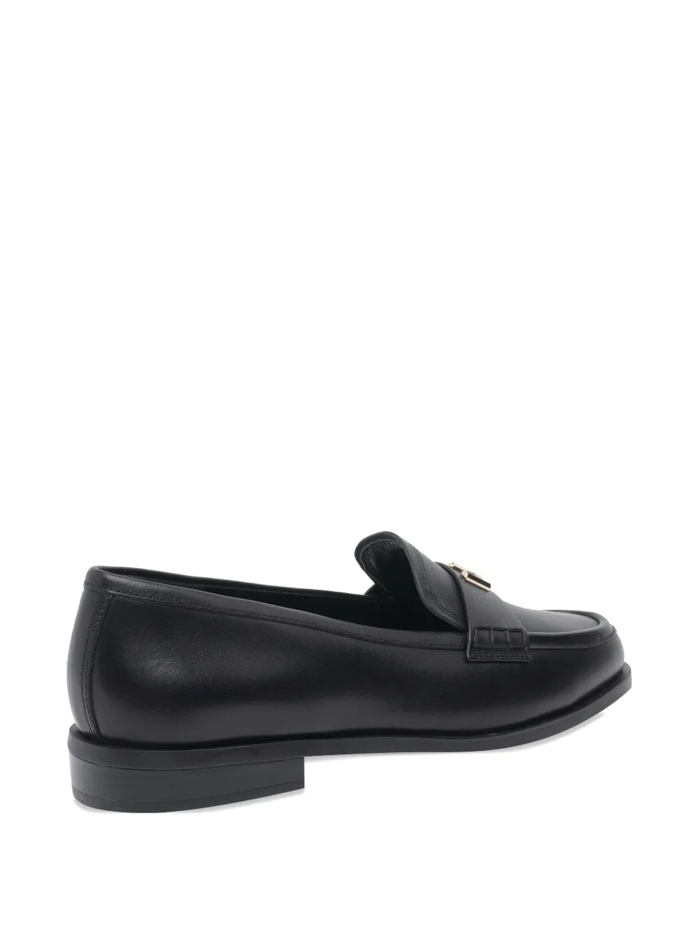 Michael Kors Lex logo-plaque loafers Zwart