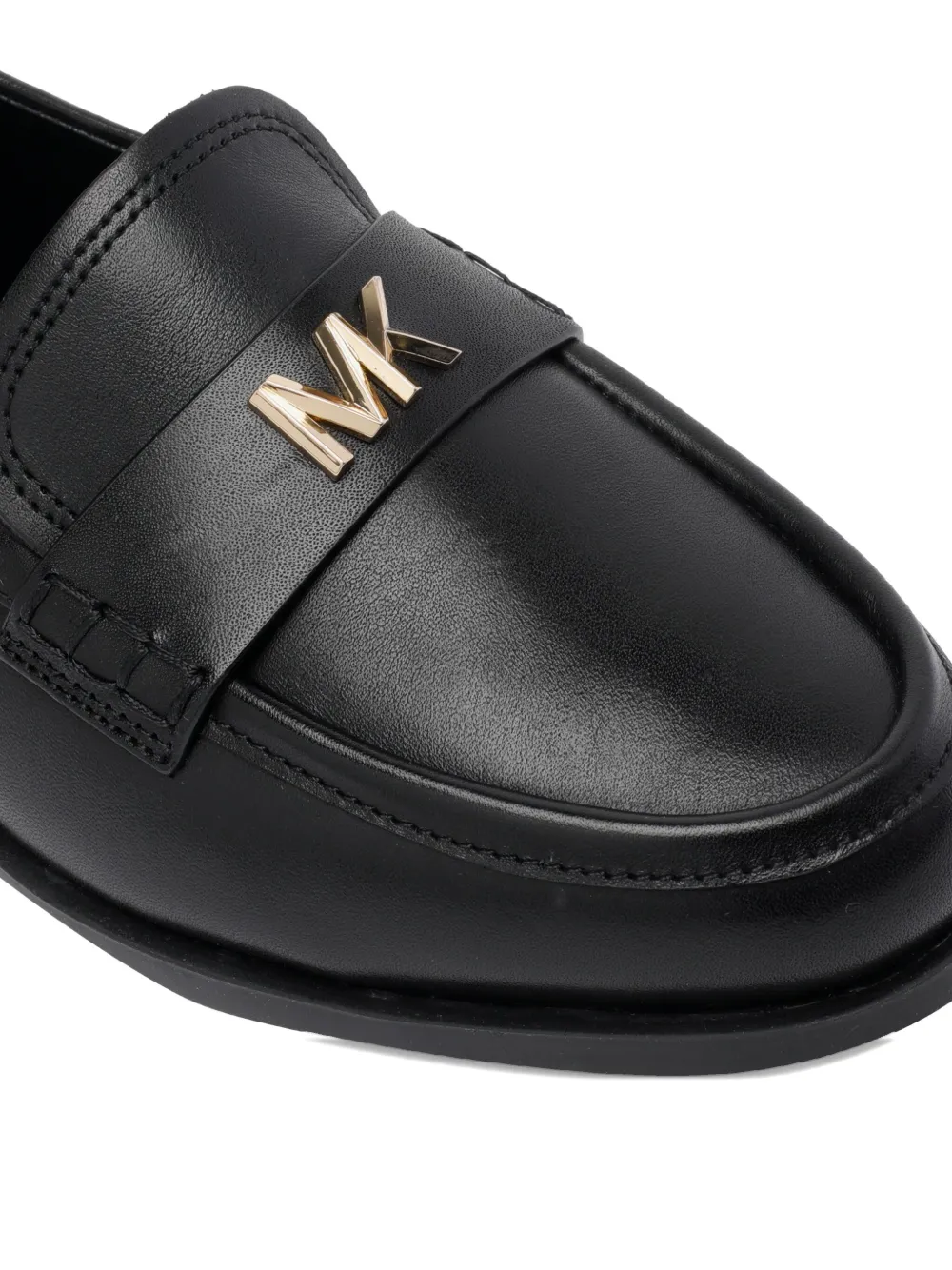Michael Kors Lex logo-plaque loafers Zwart