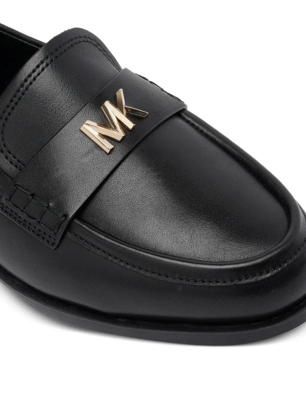 Michael Kors Lex loafers met logoplakkaat Zwart