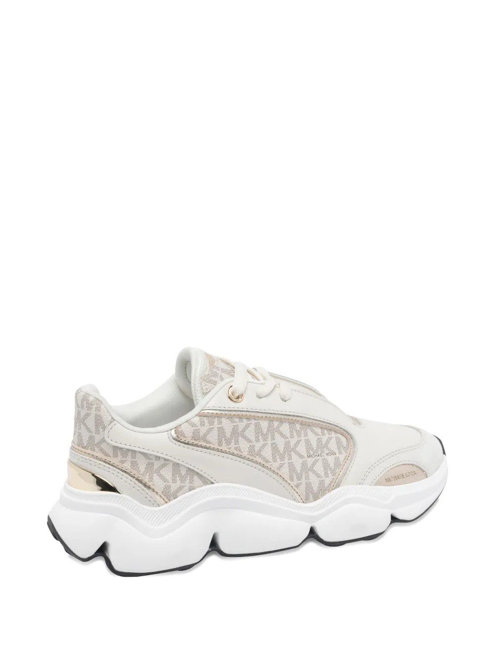Michael Michael Kors Rennty Logo-panels Chunky Sneakers In White