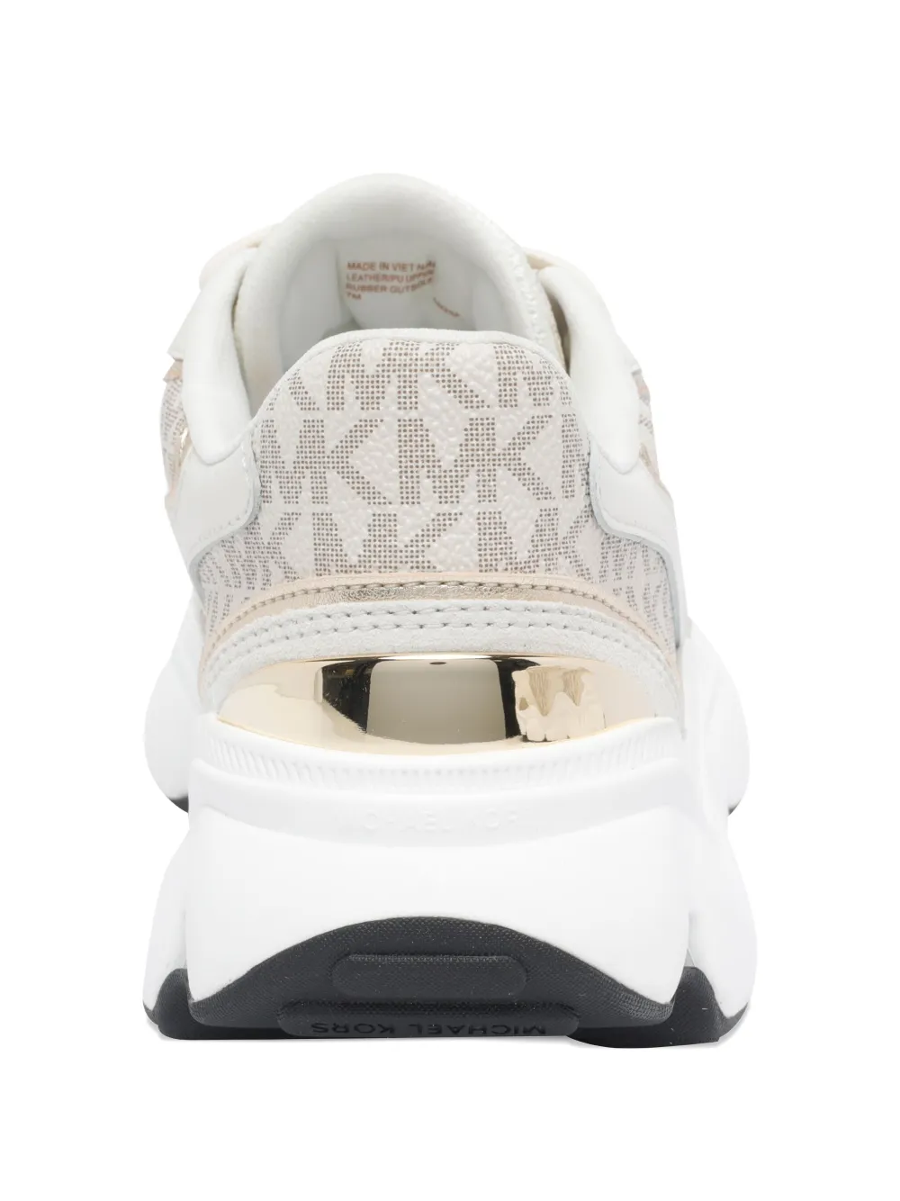 Michael Michael Kors Rennty Logo-panels Chunky Sneakers In White