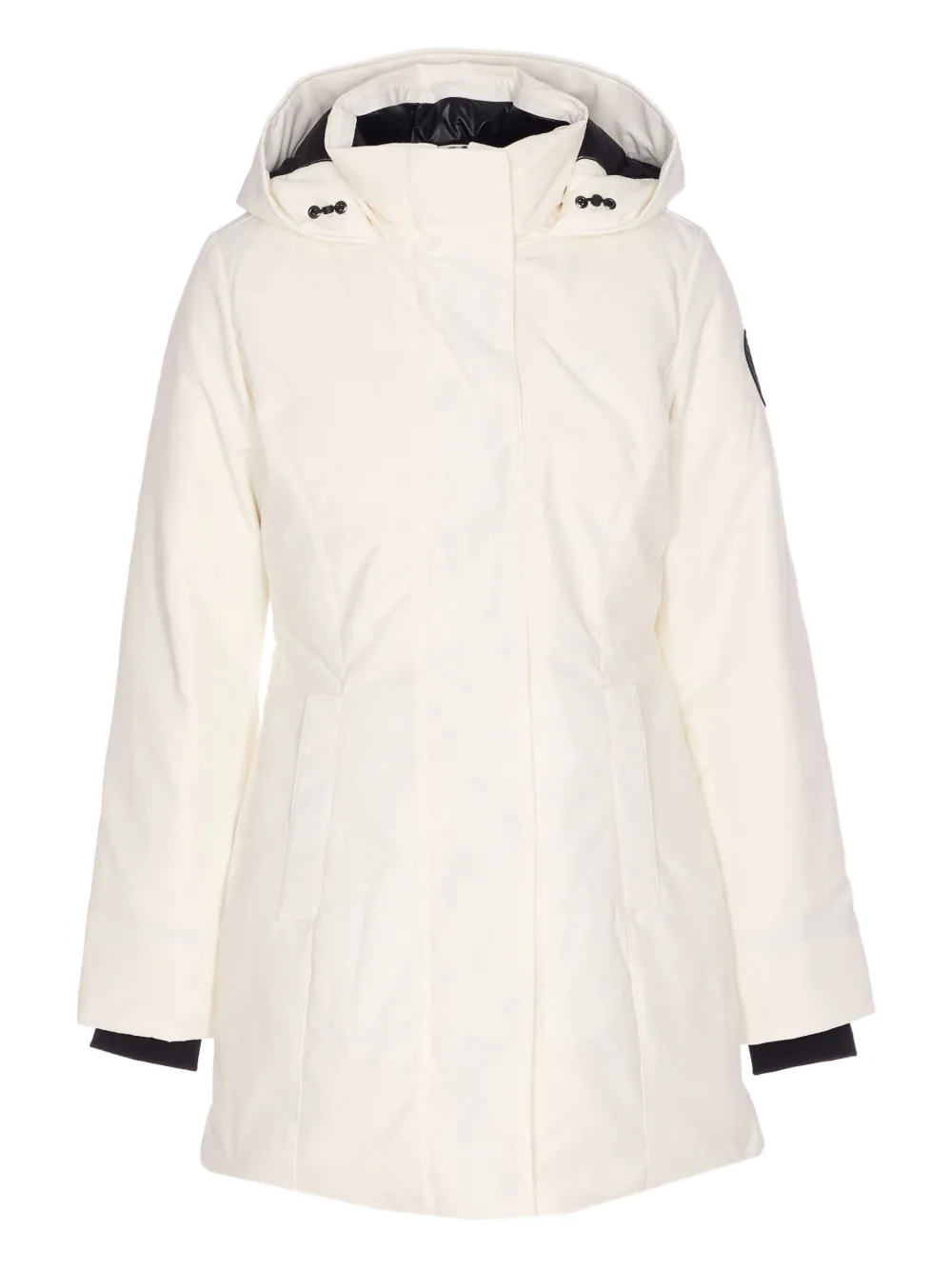 Canada Goose hooded patch-pocket parka - Bianco
