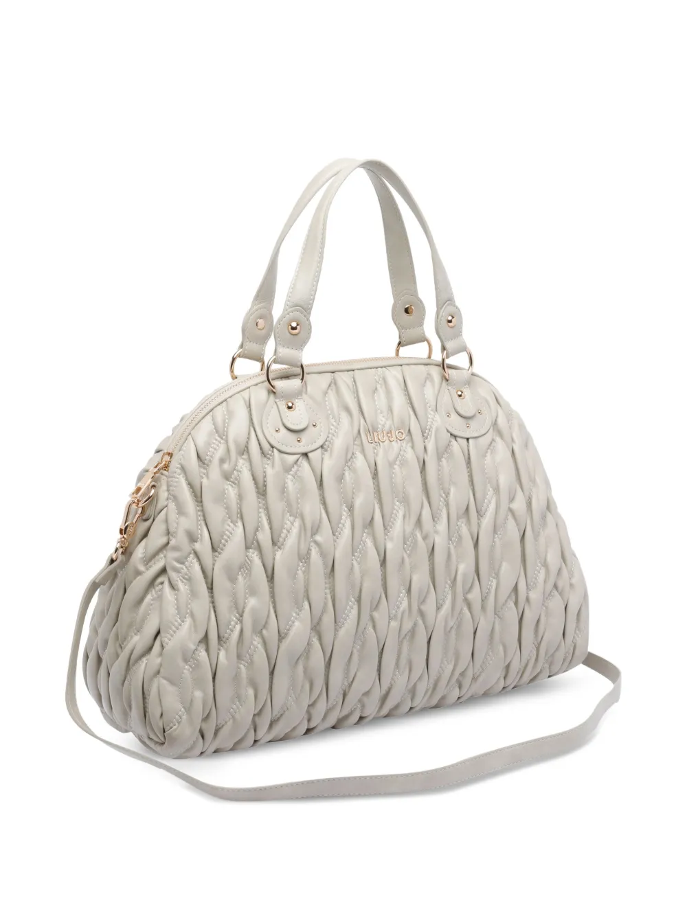 LIU JO Shopper met gewatteerde textuur Beige