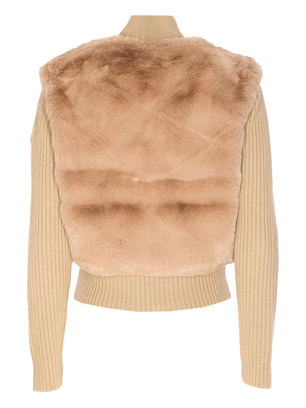 Moose Knuckles faux-fur ribbed-knit jacket | Faux Fur & Shearling Jackets | Image 2