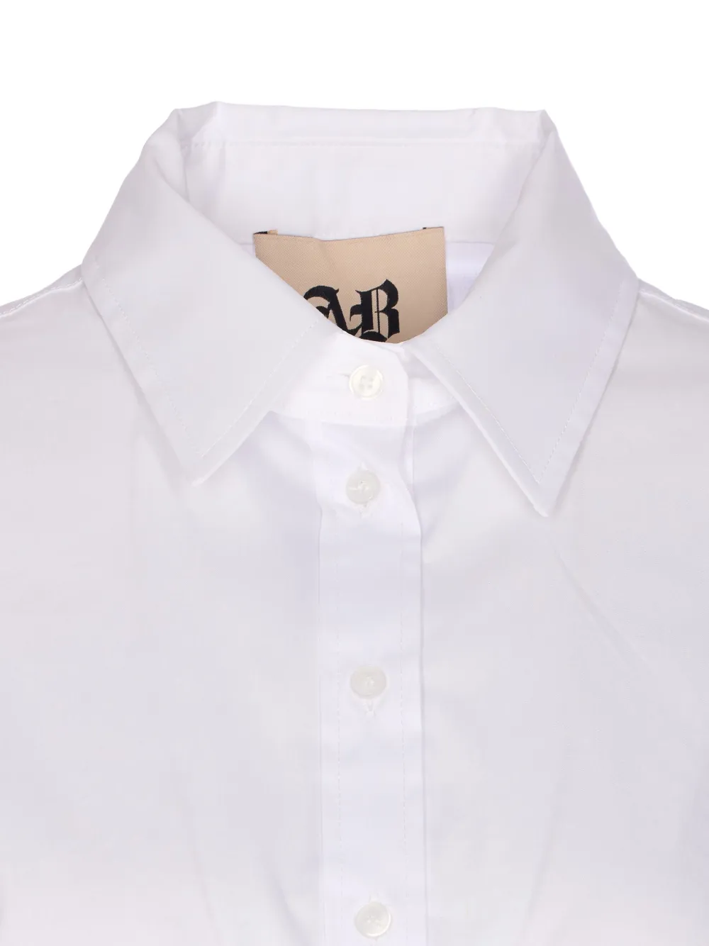 Aniye By Button-down Long-sleeved Shirt In White