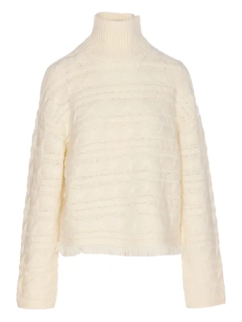 Guest In Residence cable-knit turtleneck sweater