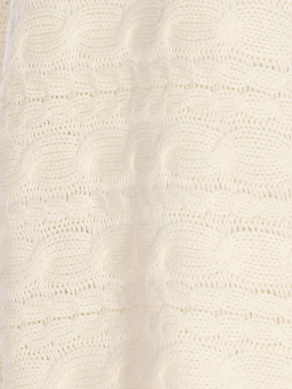 Guest In Residence Kabelgebreide coltrui Wit