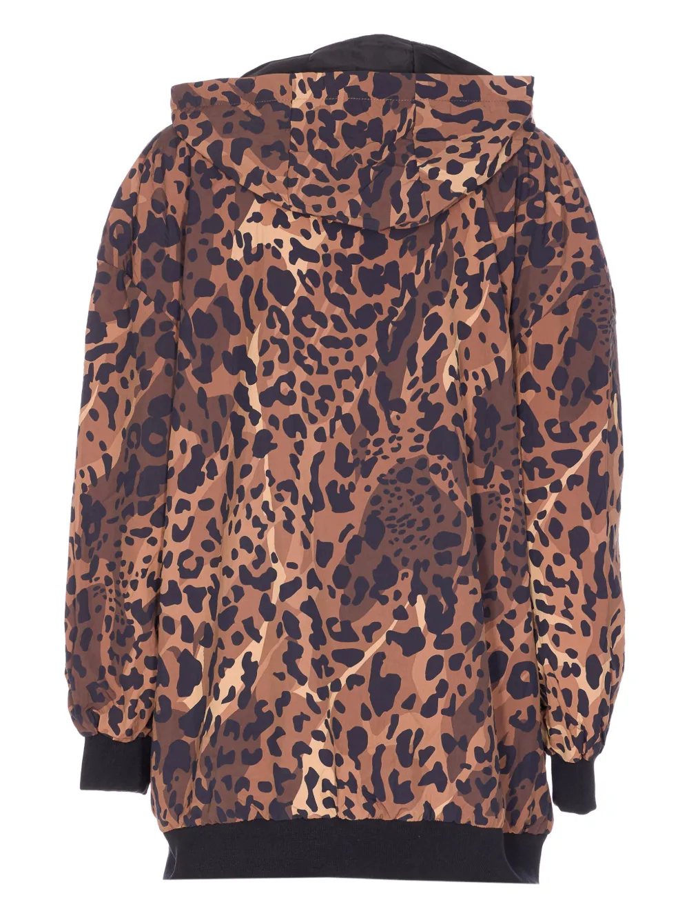 Liu •jo Leopard-print Hooded Jacket In Animal Print