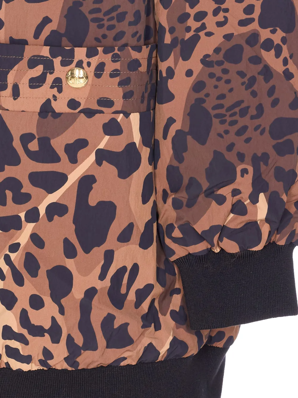Liu •jo Leopard-print Hooded Jacket In Animal Print