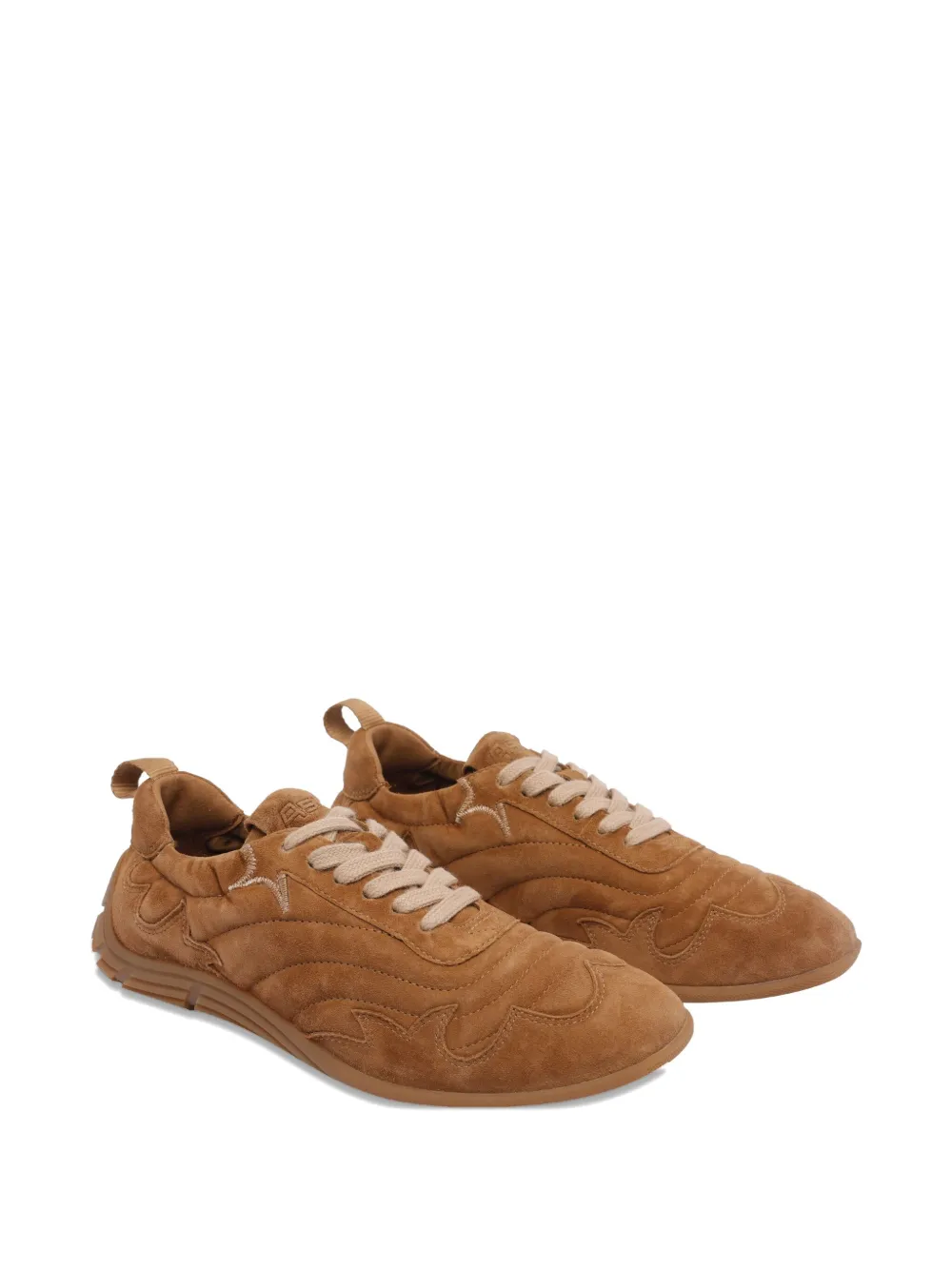 Ash suede lace-up sneakers - Bruin