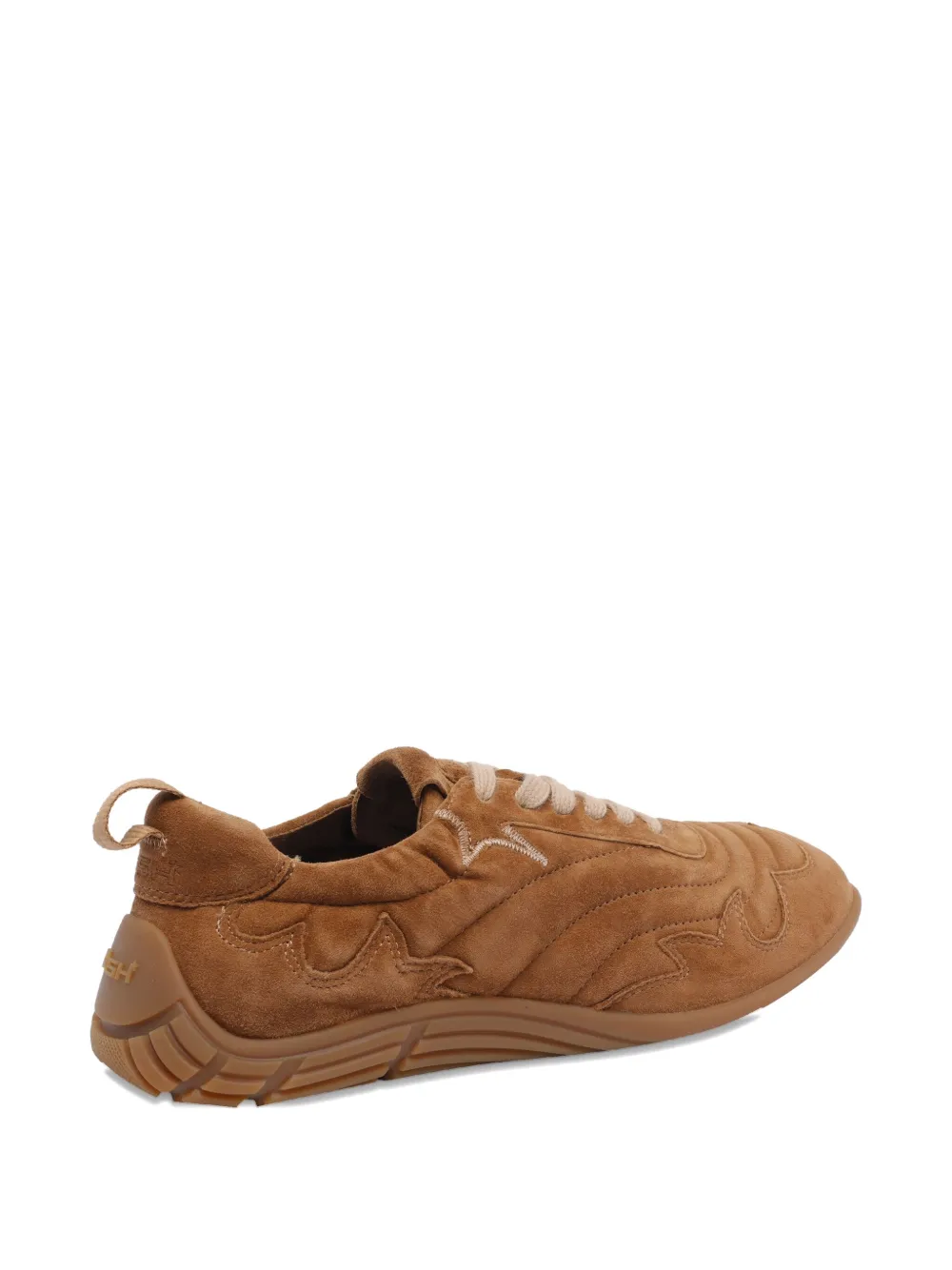 Ash suede lace-up sneakers Brown