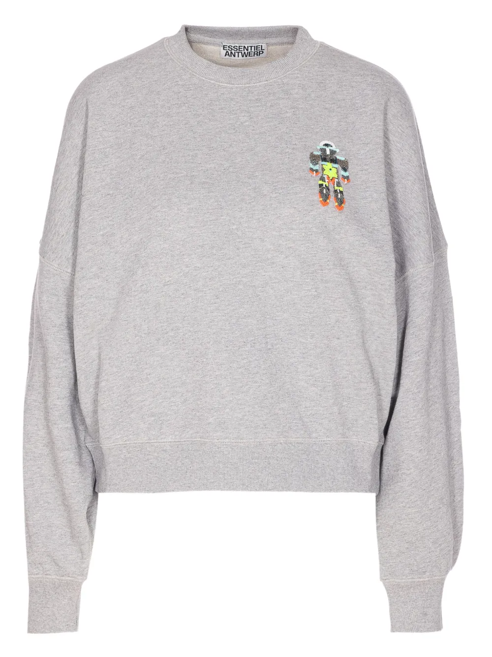 Essentiel Antwerp beaded-robot sweatshirt | Grey | Image 1