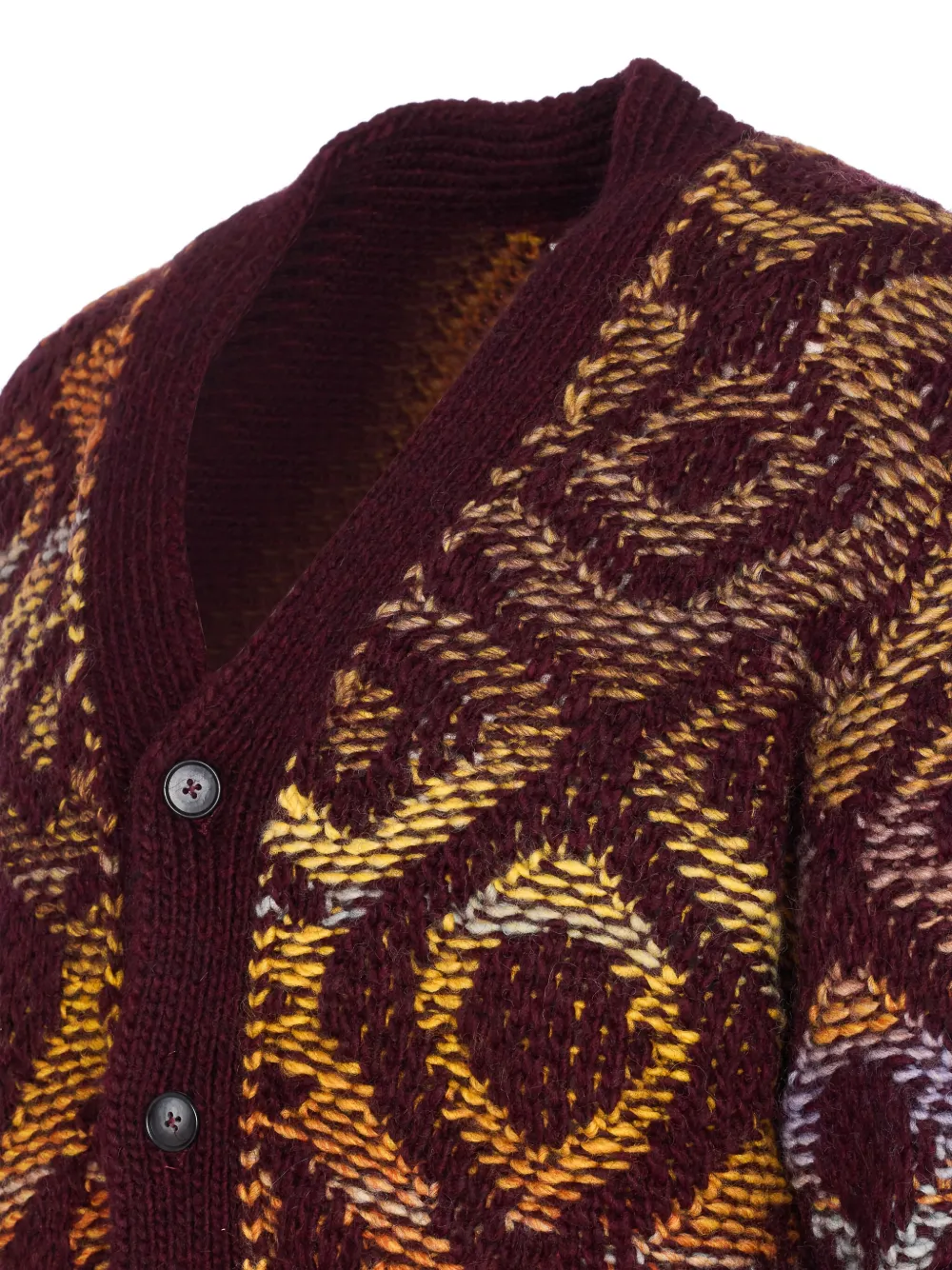Nn07 V-neck Long Sleeve Knitwear Embroidered Detail In Brown