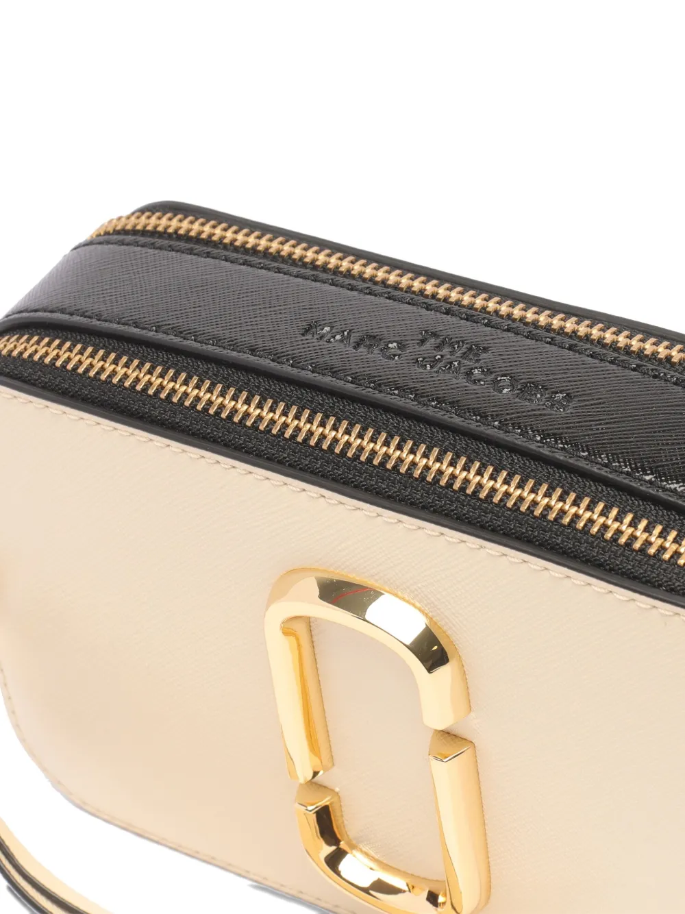 Marc Jacobs The Snapshot Zip-closure Shoulder Bag In Neutral