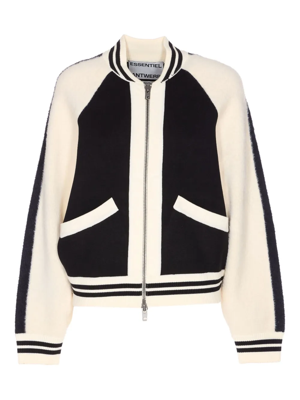 Essentiel Antwerp Idol Faux-fur Jacket In White