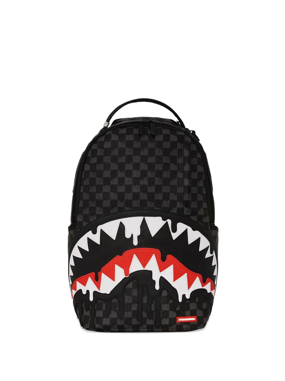 Sprayground shark check backpack - ブラック Sprayground shark check backpack - ブラック