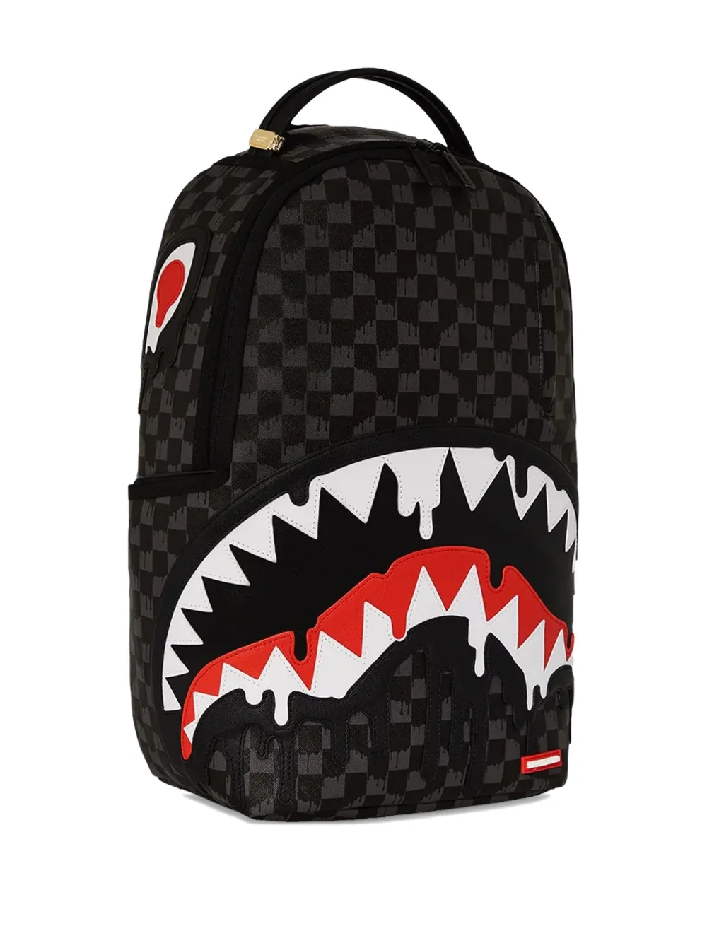 Sprayground Shark Check Backpack In Black