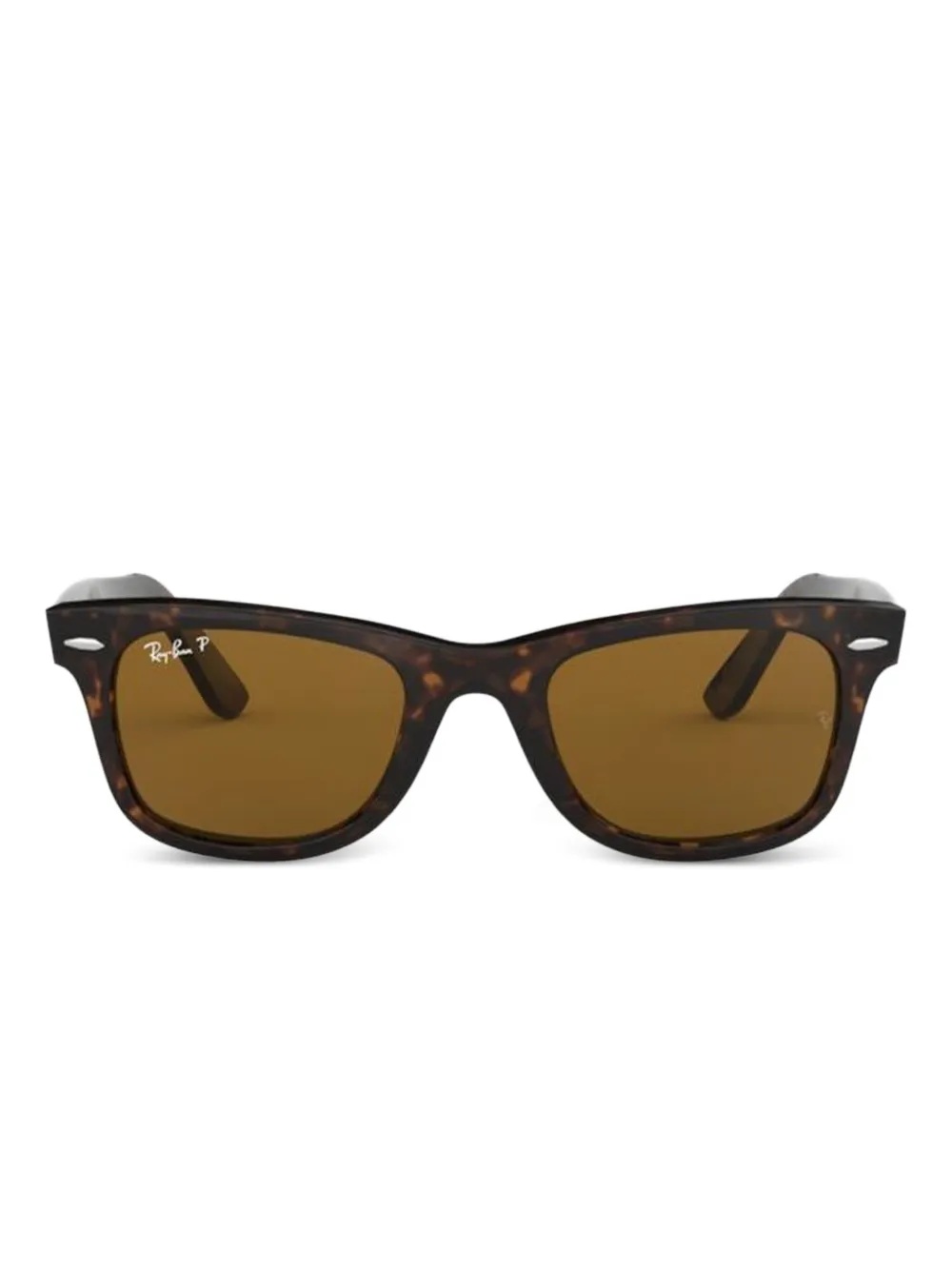 Ray-Ban tortoiseshell-effect Wayfarer sunglasses - ブラウン Ray-Ban tortoiseshell-effect Wayfarer sunglasses - ブラウン