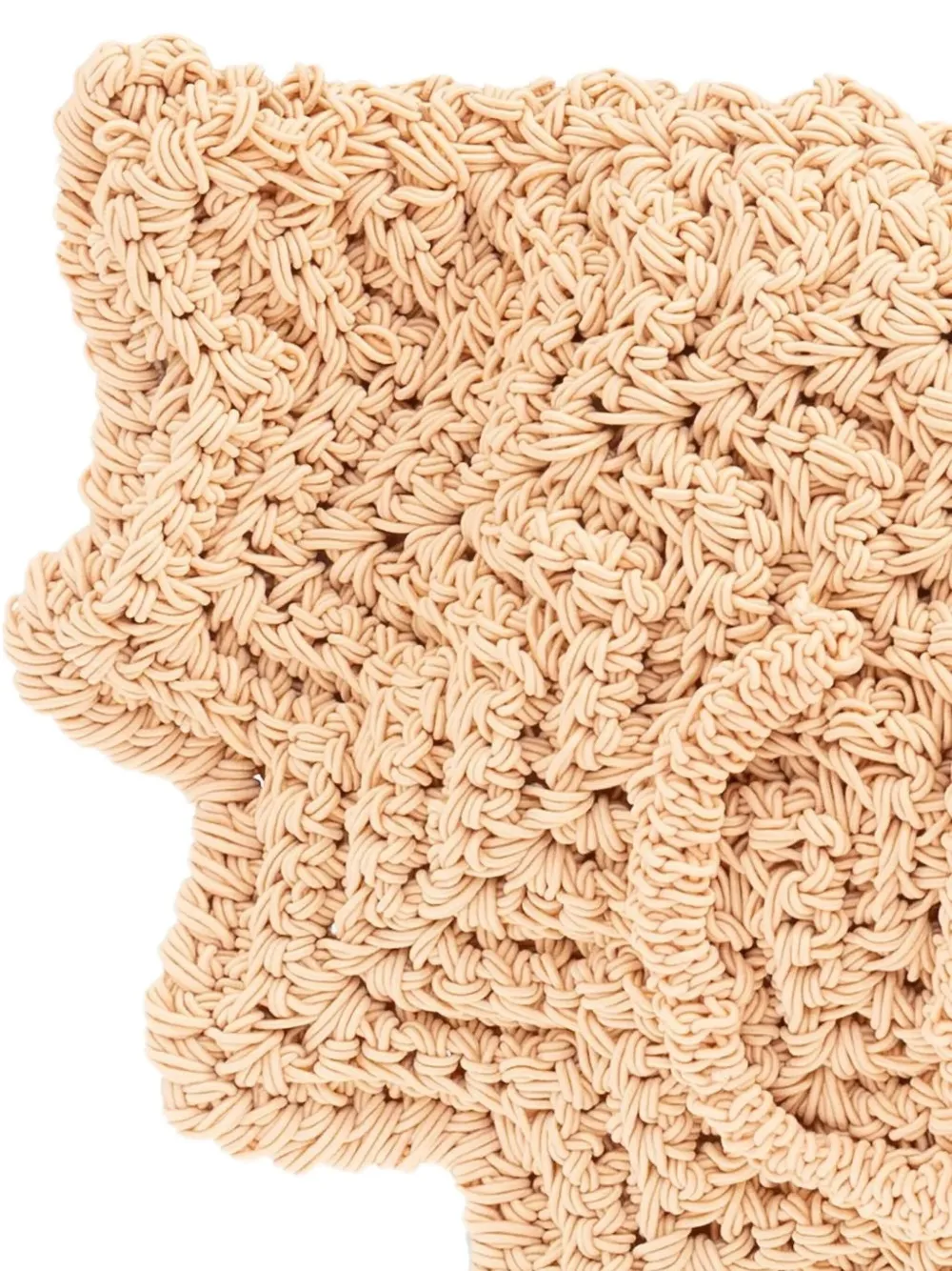 Chloé Small Bracelet Paravent Crochet Ring-handle Tote Bag In Neutral